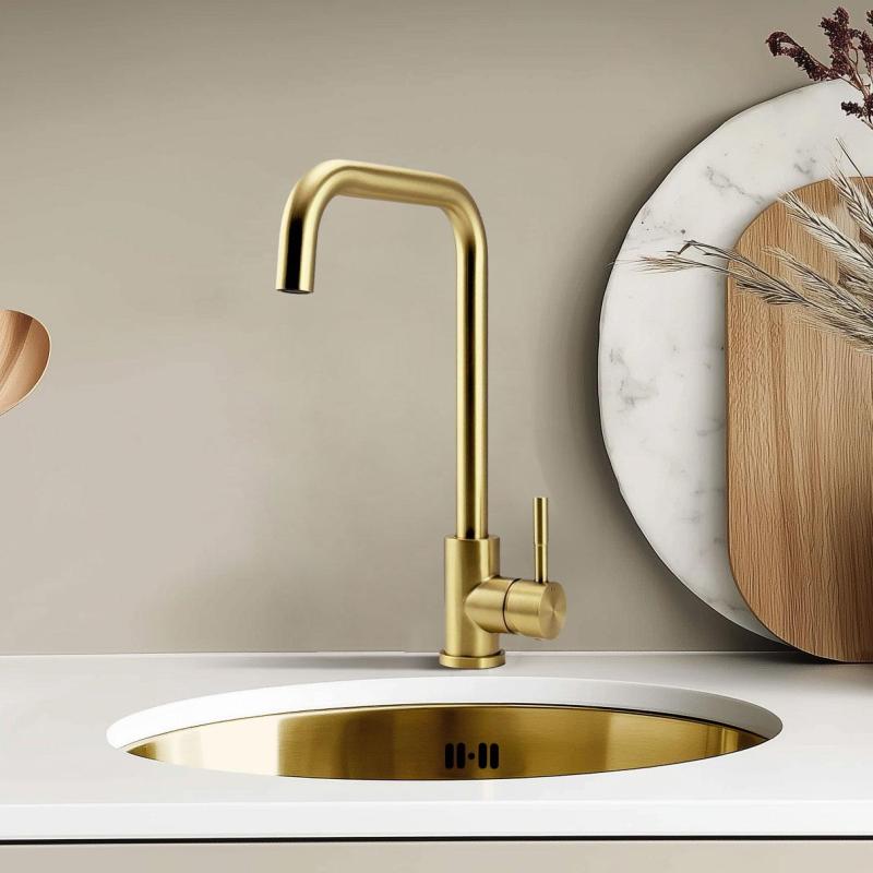 Pure.Sink Elite Steel Pure köksblandare PVD borstad guld PS8010-60