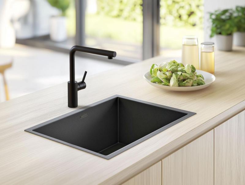 Pure.Sink Elite Steel Spark köksblandare Matt svart PS8040-10