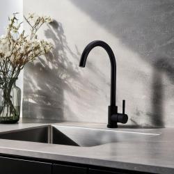 Pure.Sink Elite Steel Stream köksblandare Matt svart PS8044-10