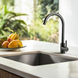 Pure.Sink Elite Steel Stream köksblandare PVD Gun Metal PS8044-61