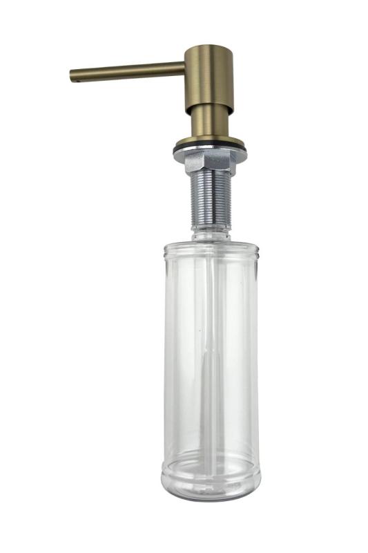 Pure.Sink Elite Steel Shine inbyggd tvålpump PVD Gun Metal, påfyllbar från ovan PS9010-61