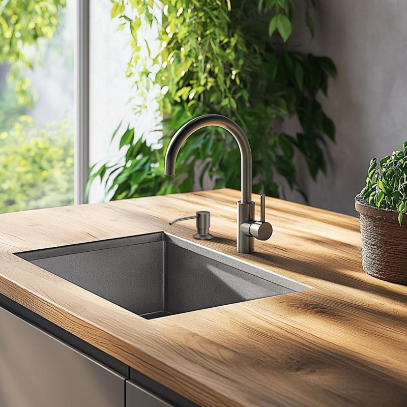 Quadri Manchester Inbyggd Tvålpump Antracit - Påfyllningsbar Uppifrån 1208967656