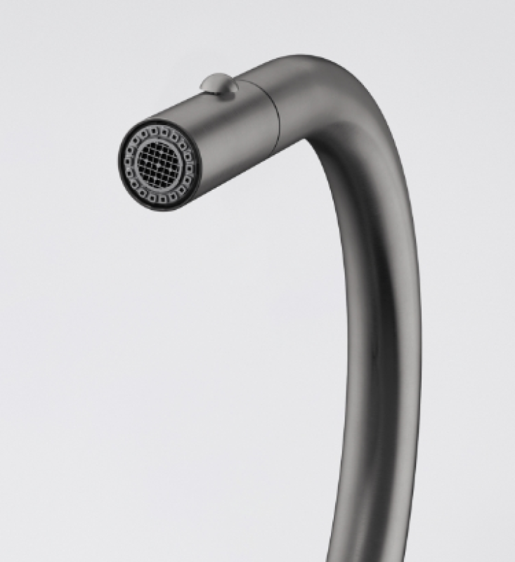 Franke Mythos Masterpiece Köksblandare Antracit med J-utlopp och Utdragbar Sprayhuvud - 115.0711.555