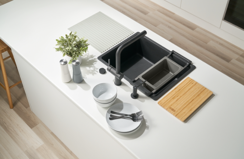 Franke Universal Tillbehör All-In Set 3 - Skärbräda, Plastinsats, Avtappningsmatta och Teleskopbro 112.0655.483