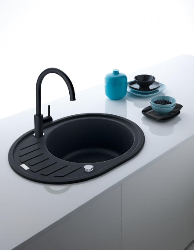 Franke Lina XL Kökblandare Onyx med Svängbar Utloppspip 115.0626.020