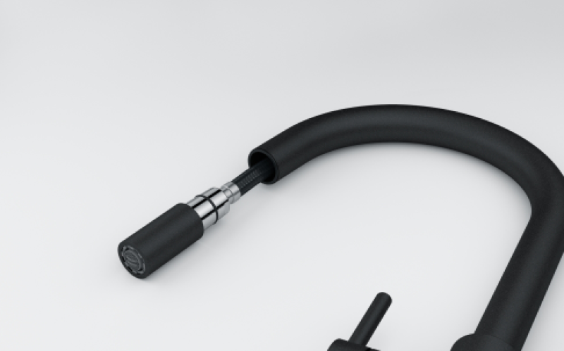 Franke Lina Köksblandare Polar White Vit med Utdragbar Handdusch 115.0626.081