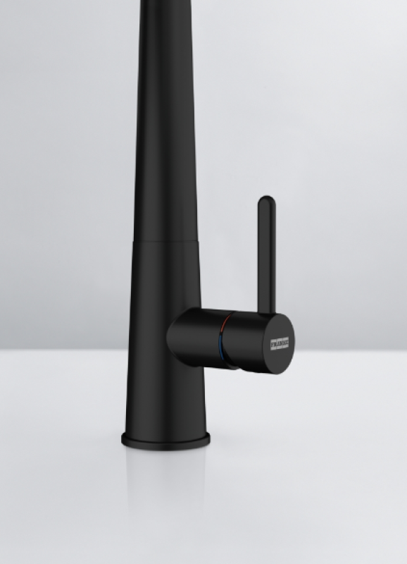 Franke Icon Enhandtags Köksblandare med Flexibel Handdusch, Svart 115.0690.598