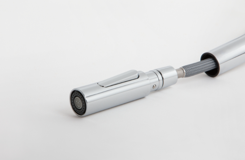 Franke Pescara J Ettgreppsblandare Svart med Utdragbar Pip och Sprayfunktion 115.0575.968