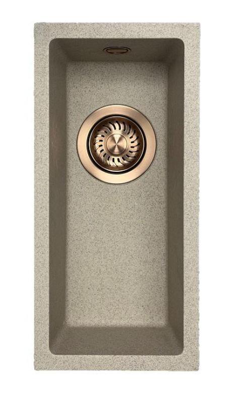 GraniteMy Universal granit beige sand liten diskho 17x40 cm påbyggnad underbyggnad och planinbyggnad med kopparplugg 1208968004
