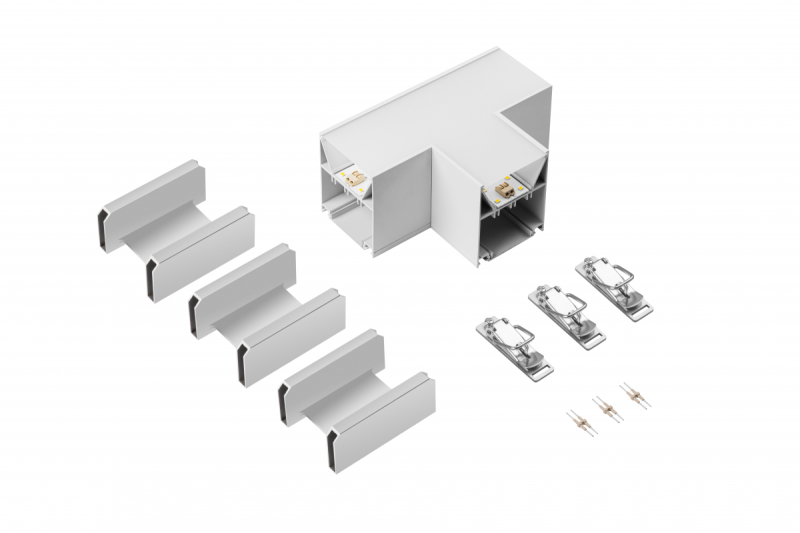 VINEA T-kontakt, LED, vit