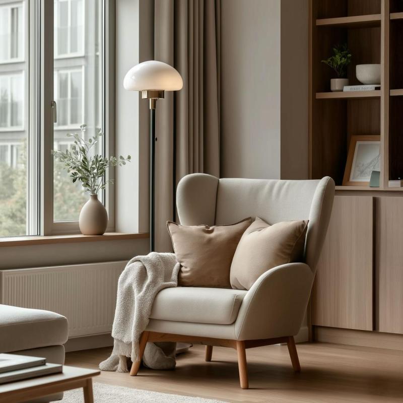 Golvlampa LAMIA, 9362, max.250V, 50/60Hz, 1*E27, max.40W, IP20, dia.30, 6 cm, svart/guld