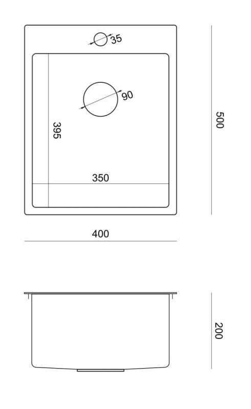 Aquadesign Clara Diskho Guld 40x50cm Påbyggnad eller Planmontering med Kranhålsbänk och Guldplugg - 1208969506