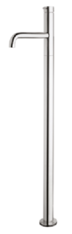 Waterevolution Flow fristående badkarblandare gun metal T134GME