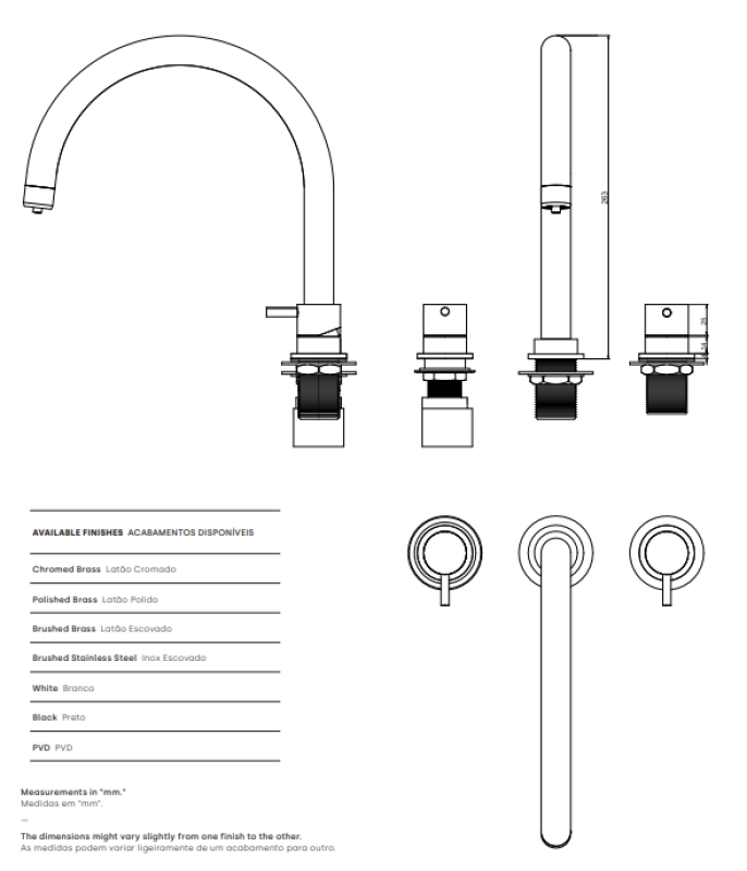 Waterevolution Flow 3-håls köksblandare med svängbar pip och anslutning för filtrerat vatten krom T152U01