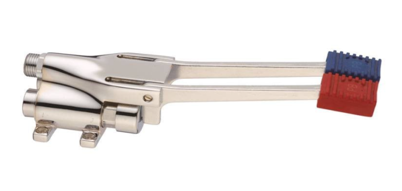 PB Pedal Line Dubbel Fotpedal Blandare Krom för Golvmontering 1208969756