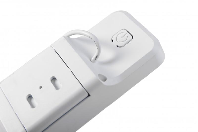 Solbelysningsarmatur med rörelse- och skymningsdetektor DAVOS, LED, 1000lm, 4000K, 2000mAh, IP54, vit