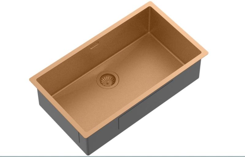 Ausmann Mosel koppar stor diskho rostfritt stål - PVD koppar 74x40 universell 1208970018