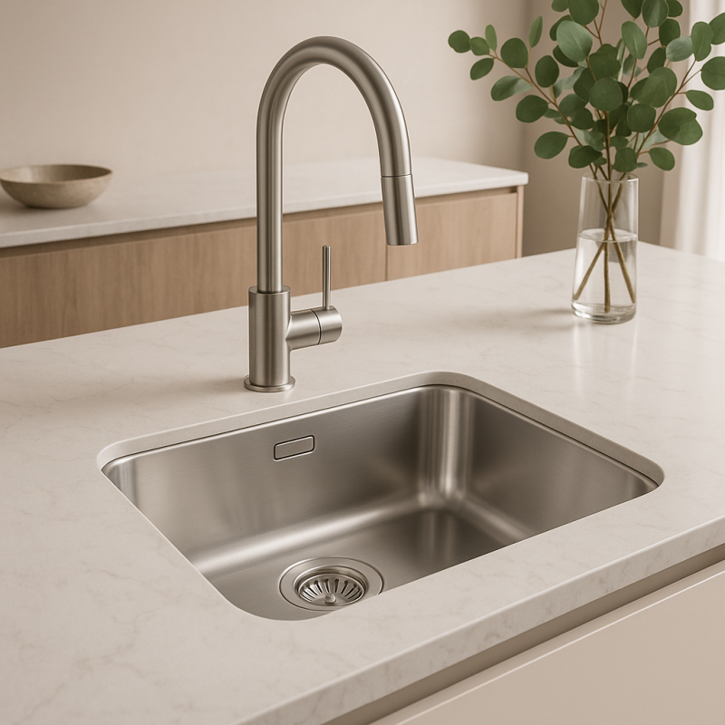 Banken IB5040 Rostfritt Stål Diskho 50 x 40 cm Underbyggnad 1208970037