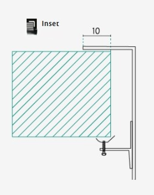 Banka IB1530 Rostfri Diskho 168 x 318 mm Infälld och Planmonterad 1208970043