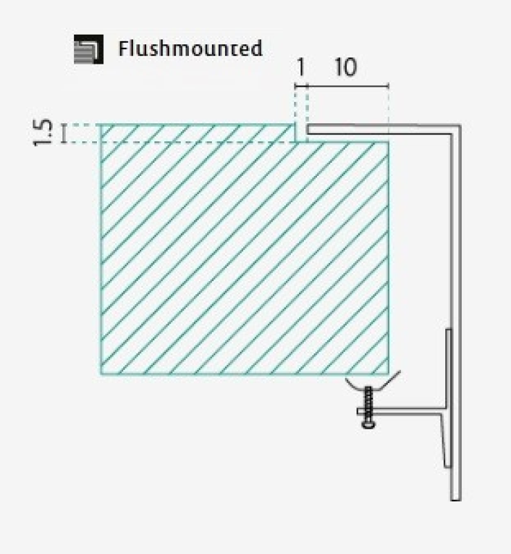 Banka IB4540 Rostfri Diskho 45 x 40 cm För uppbyggnad och Planmontering 1208970045