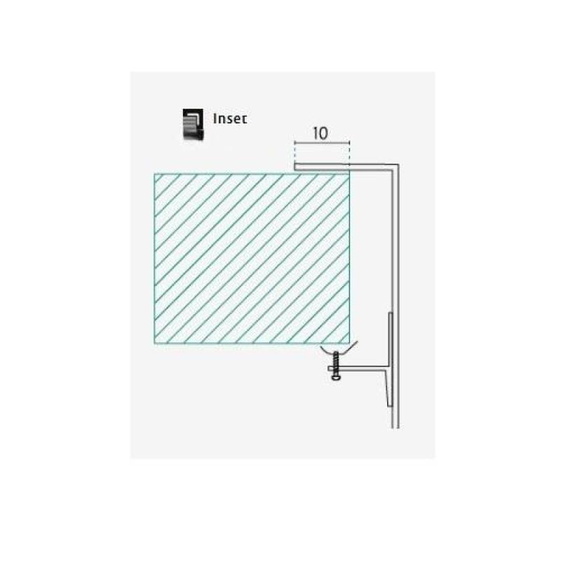Banka IB3440 RVS Diskho 34 x 40 cm Påbyggnad och Planinstallation 1208970047