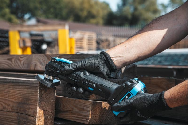 HÖGERT kraftfull sladdlös multifunktionellt verktyg, 18V, utan batteri.