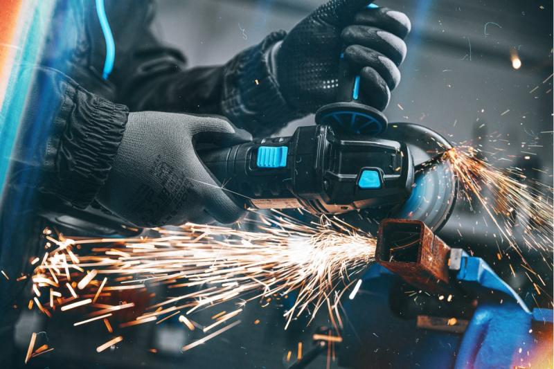 HÖGERT Sladdlös vinkelslip 125MM 18V - utan batteri