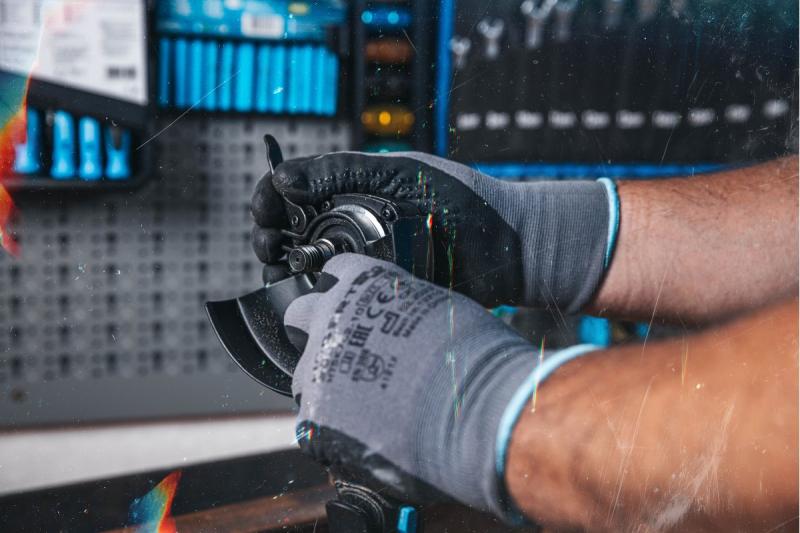 HÖGERT Sladdlös vinkelslip 125MM 18V - utan batteri