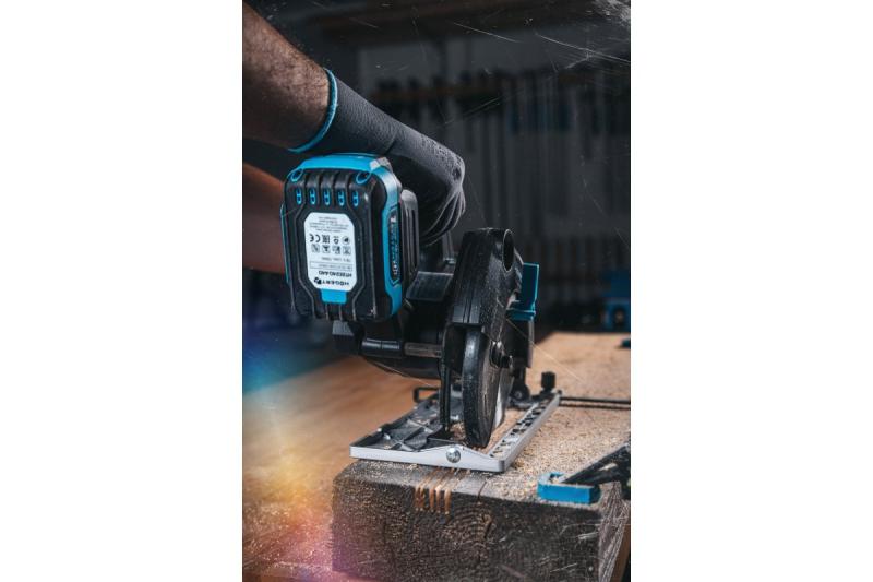 HÖGERT batteridriven cirkelsåg, 18V, utan batteri, dammsugaranslutning