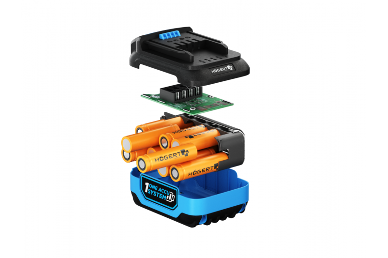 HÖGERT uppladdningsbart batteri 4,0 Ah 18 V
