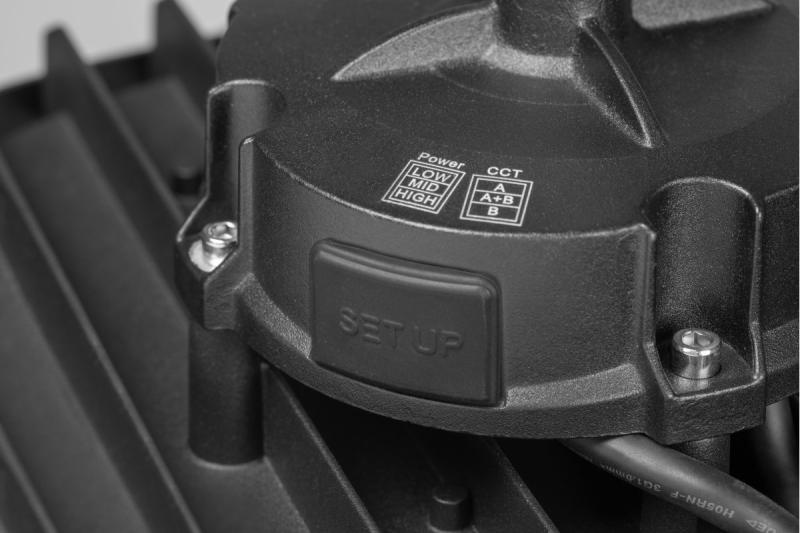 ATLANTA highbay armatur, LED, 200W-170W-140W, 150lm/W, CCT, AC100-240V, IP65