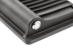 Solflodljus LUMOS II, LED, 2000lm, 6400K, 2600mAh utbytbar, IP65, svart