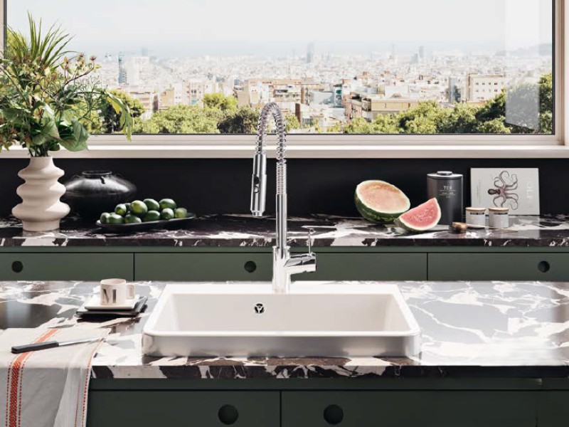 Ausmann Ceramic Frost Keramisk Vit Tvättställ - Ovanpåliggande 660 x 506 mm med kranhål 1208970517