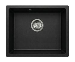 Graniteland Solo Granit Svart Undermonterad Diskho 42x34 cm med Rostfri Plugg 1208970611