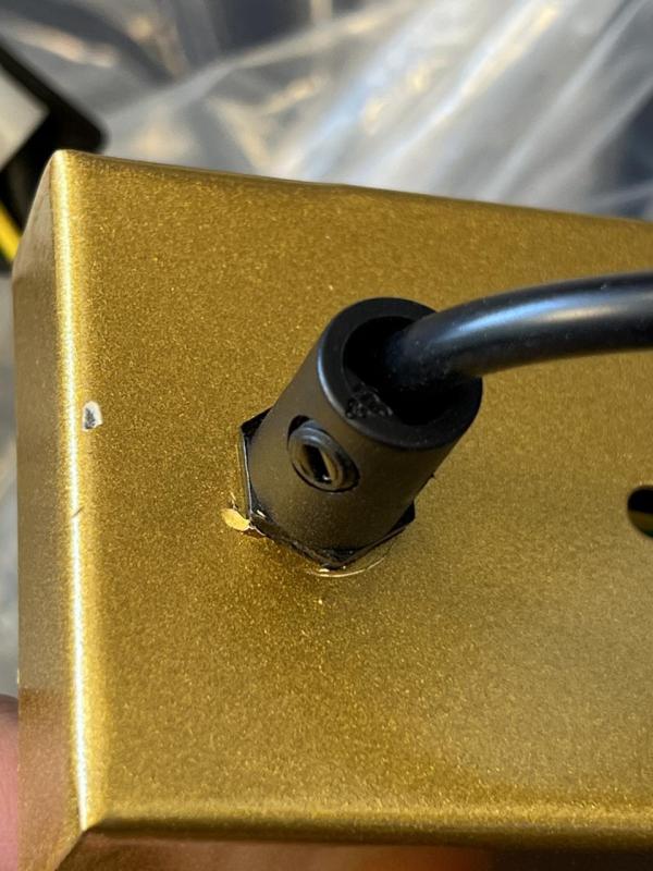 OUTLET Ram Skadad Dekor Avelin taklampa med guld rektangulärt ram bred 80 cm 2287