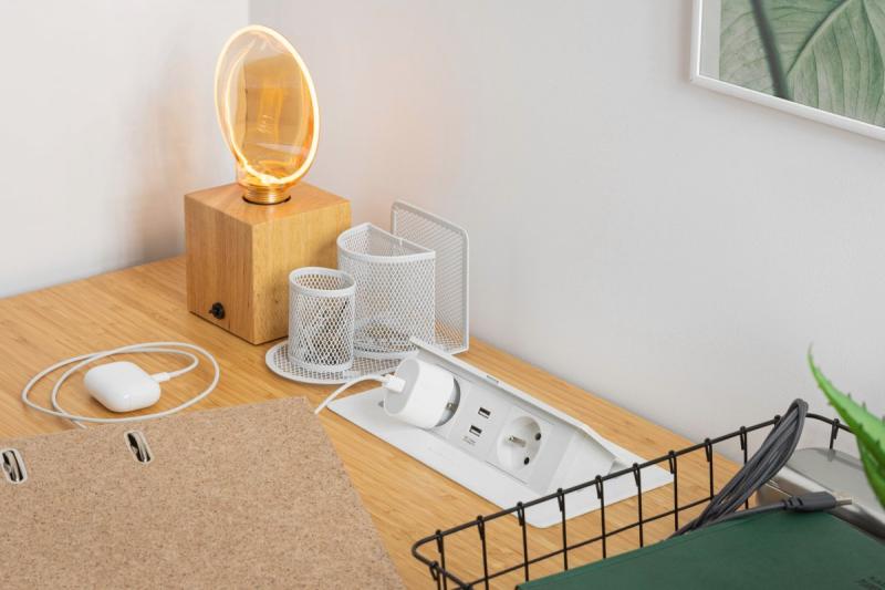 Mjukt utdragbar uttagsmodul.