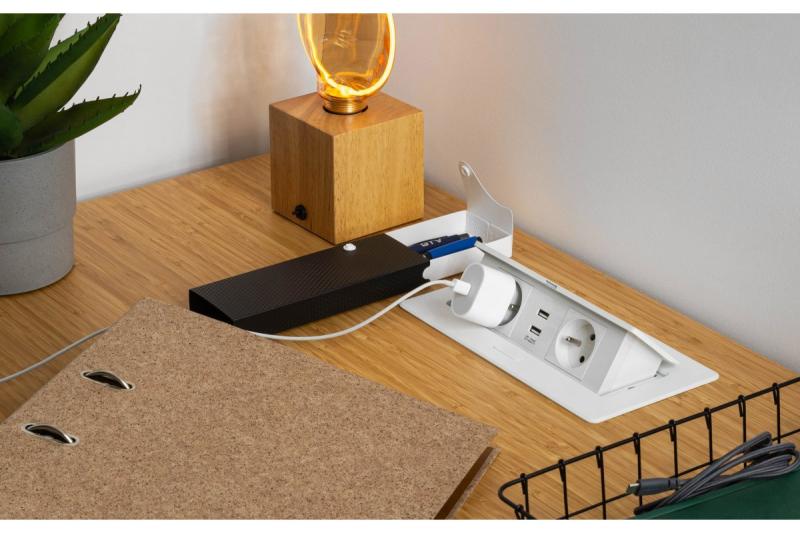 Mjukt utdragbar uttagsmodul.