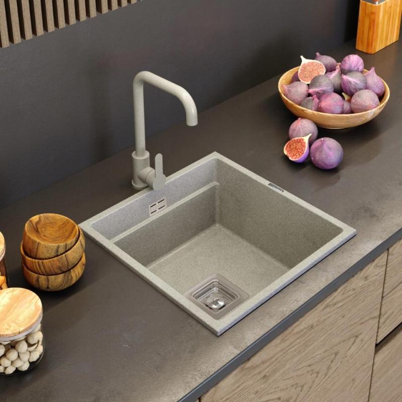 Graniteland Stellar Köksblandare Beige sand med svängbar pip 1208970672