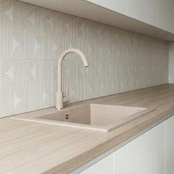 Graniteland Veritas Köksblandare Beige sand med svängbar pip 1208970679