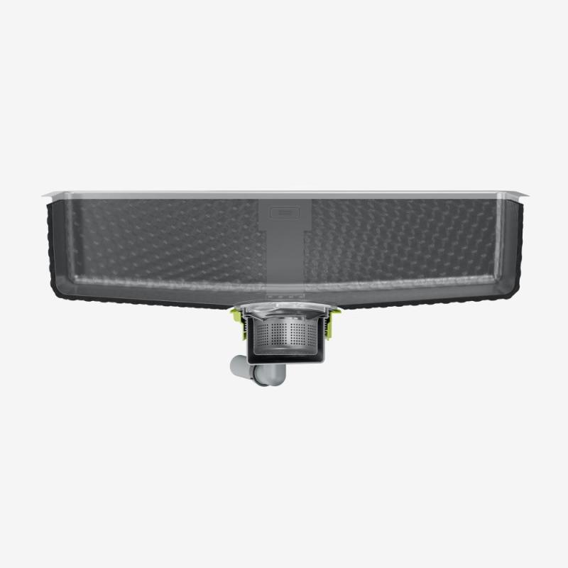 Franke Maris Quiet MQX 110.82 RVS Stor Diskbänk 820x424 mm Underbyggnad 122.0694.476