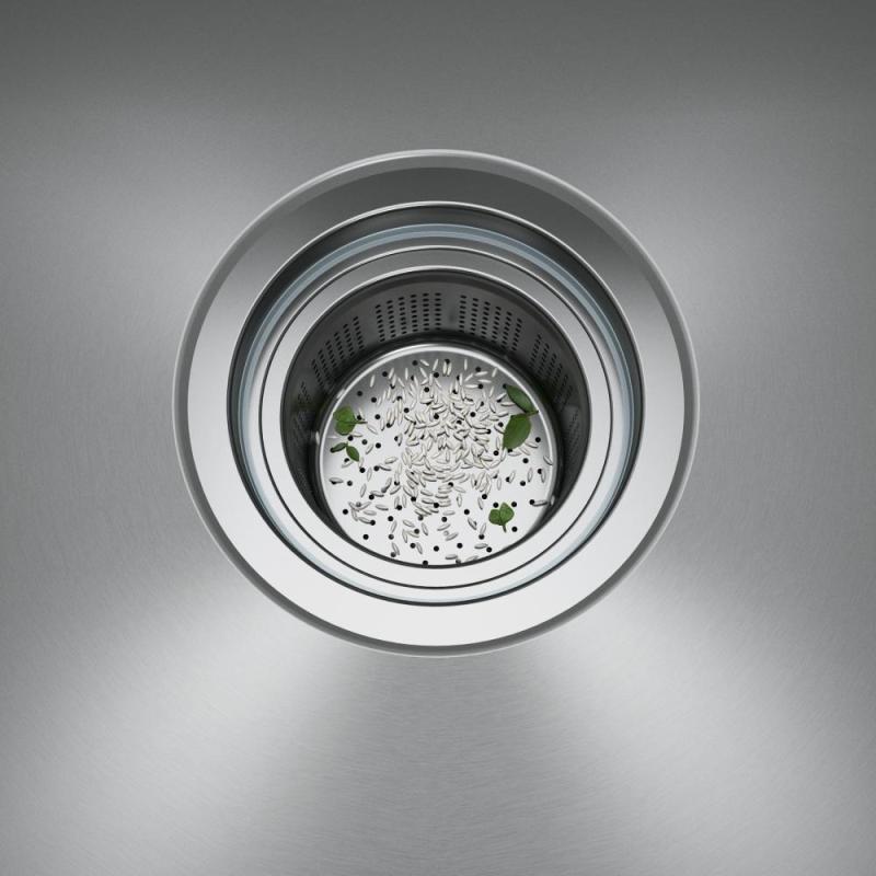 Franke Maris Quiet MQX 110.82 RVS Stor Diskbänk 820x424 mm Underbyggnad 122.0694.476