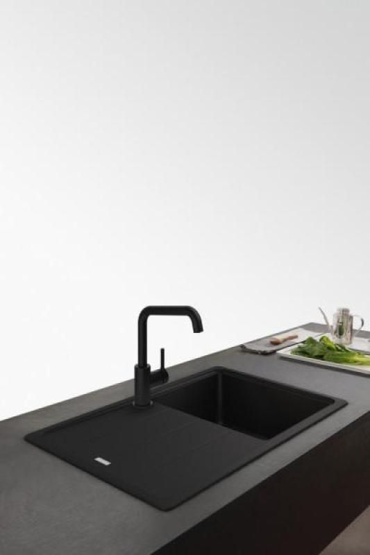 Franke Lina U Kökskran Roterande Utlopp Svart 115.0728.474