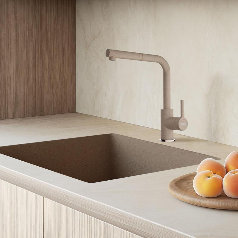 Franke Lina L Kökskran Oyster med Uttagbar Pip 115.0728.487