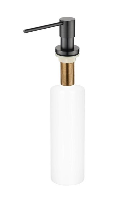 Ausmann Lirio Inbyggd Tvåldispenser Gun metal, påfyllningsbar uppifrån 1208971201