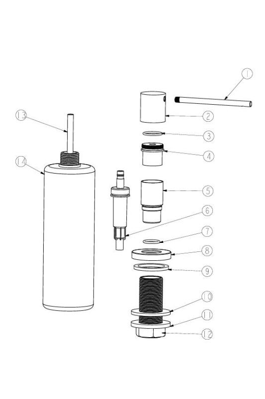 Ausmann Lirio Inbyggd Tvåldispenser Svart matt, påfyllbar uppifrån 1208971202