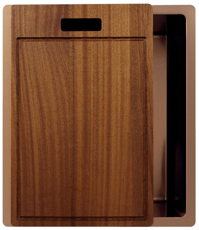 Pure.Sink Exclusivo Koppar diskbänk 34x40 cm 10mm radie undermontering, planmontering och överbyggnad PEX3440-62