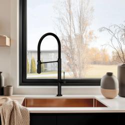 Pure.Sink Exclusivo Koppar diskho 50x40 cm 10mm radie underbyggnad, planbyggnad och överbyggnad PEX5040-62