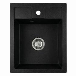 Graniteland Prest Granit Arduin hårdstenslook diskbänk Tapwing med kranhålsbänk uppförande 400x500mm med rostfritt stålpropp 1208971420