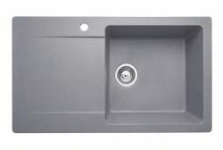 Graniteland Liri Granit Grå diskbänk med droppdel 765x448 mm 1208971441