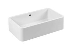 Ausmann Ceramic Mira Keramisk Vit Diskho - Underbyggnad och Mellanbyggnad 795 x 460 mm med Vit plugg 1208971470
